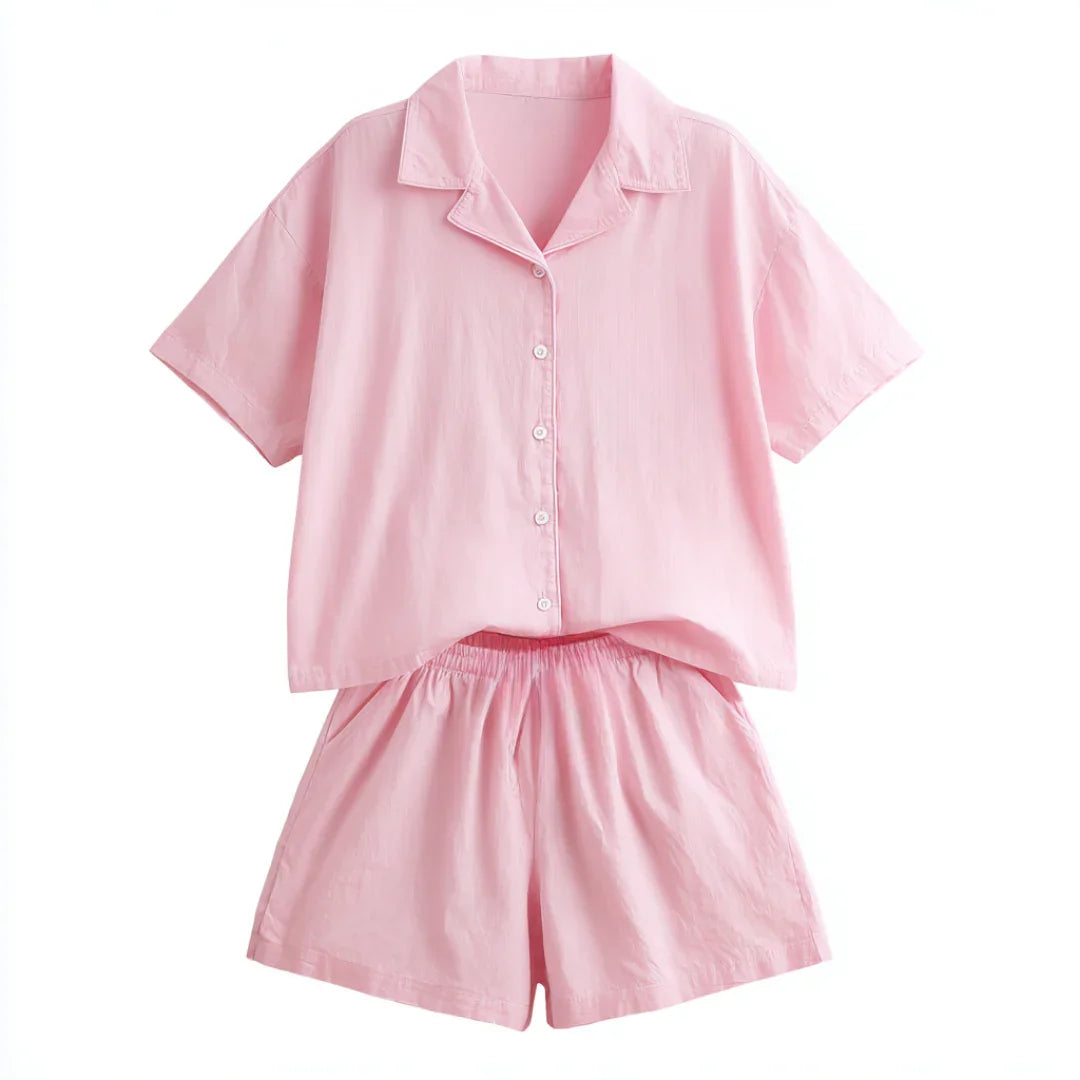Set premium din bumbac – Delicatețe Roz