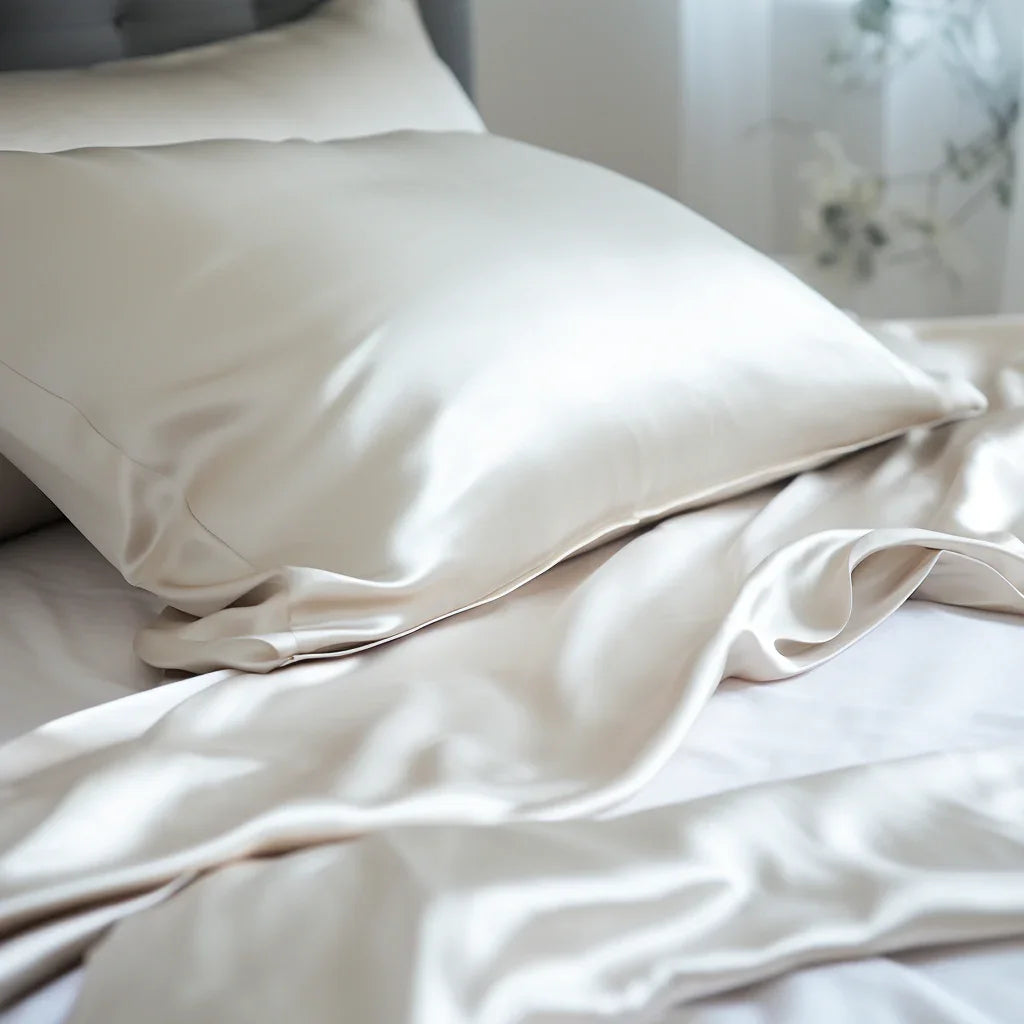 "Ivory" silk pillowcase 50x70 cm.