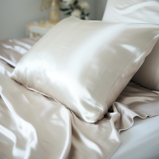 "Ivory" silk pillowcase 50x70 cm.